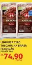 Assaí Atacadista Perdigão - linguica tipo toscana na brasa oferta