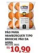 Assaí Atacadista Pacote - pão para hambúrguer tipo brioche pão da hora oferta