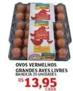 Assaí Atacadista Ovos vermelhos grandes aves livres oferta