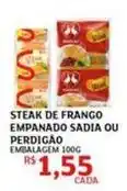 Assaí Atacadista Steak - steak de frango empanado sadia ou perdigao oferta