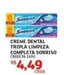 Assaí Atacadista Sorriso - creme dental tripla limpeza completa oferta