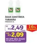 Assaí Atacadista Tubarão - agua sanitaria oferta