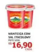 Assaí Atacadista Itacolomy - manteiga com sal oferta