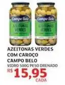 Assaí Atacadista Campo belo - azeitonas verdes com caroço oferta