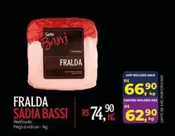 Roldão Sadia - fralda oferta