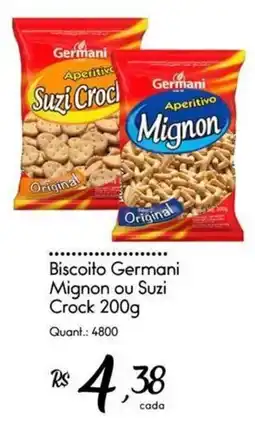 Giassi Supermercados Biscoito germani mignon ou suzi crock oferta