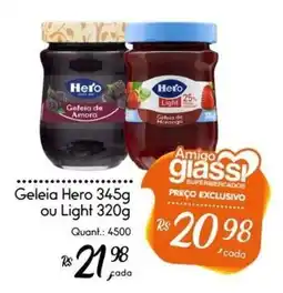 Giassi Supermercados Geleia hero ou light oferta