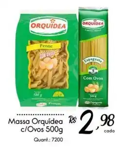 Giassi Supermercados Massa Orquídea c/Ovos oferta