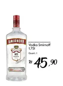 Giassi Supermercados Vodka smirnoff oferta