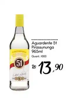 Giassi Supermercados Aguardente 51 Pirassununga oferta
