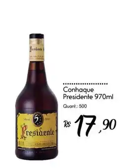 Giassi Supermercados Conhaque presidente oferta