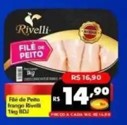 Supermercados Rex Filé de peito frango rivelli oferta