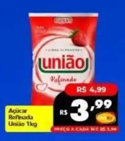 Supermercados Rex Açúcar Refinada União oferta