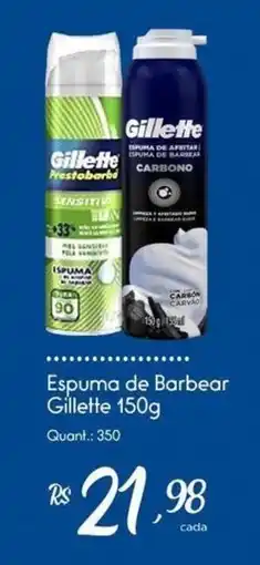 Giassi Supermercados Espuma de Barbear Gillette oferta