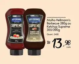 Giassi Supermercados Molho hellmann's barbecue ou ketchup supreme oferta