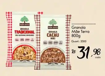 Giassi Supermercados Granola mãe terra oferta