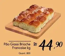 Giassi Supermercados Pão Giassi Brioche Francaise oferta
