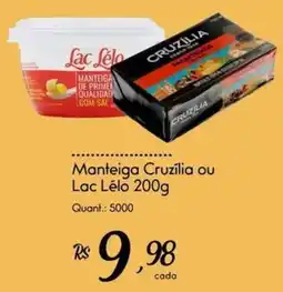 Giassi Supermercados Manteiga cruzília ou lac lélo oferta