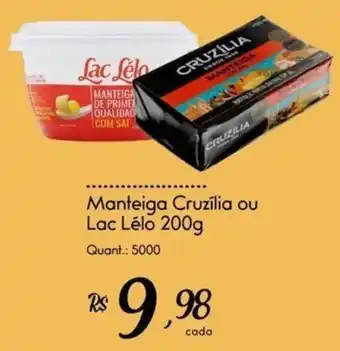 Giassi Supermercados Manteiga cruzília ou lac lélo oferta