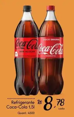 Giassi Supermercados Refrigerante coca-cola 1,5l oferta