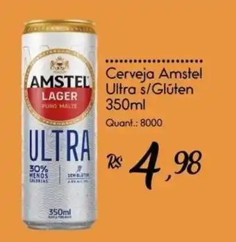 Giassi Supermercados Cerveja Amstel Ultra s/glúten oferta