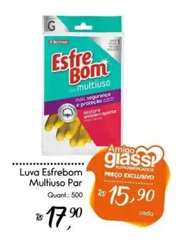 Giassi Supermercados Luva esfrebom multiuso par oferta