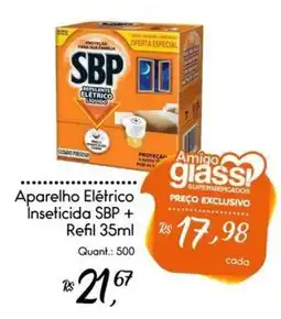 Giassi Supermercados Aparelho Elétrico Inseticida Sbp + Refil 35ml oferta