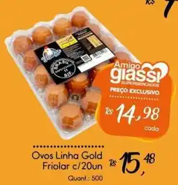 Giassi Supermercados Ovos linha gold friolar oferta