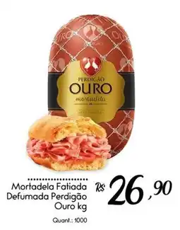 Giassi Supermercados Mortadela Fatiada Defumada Perdigão Ouro oferta