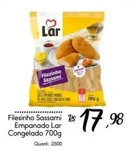 Giassi Supermercados Filezinho Sassami Empanado Lar oferta