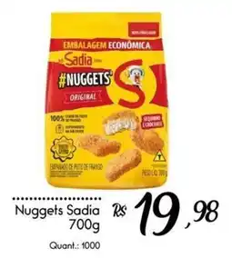 Giassi Supermercados Nuggets Sadia oferta