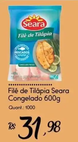 Giassi Supermercados Filé de Tilápia Seara oferta