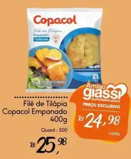 Giassi Supermercados Filé de Tilápia Copacol Empanado oferta