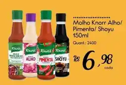 Giassi Supermercados Molho Knorr Alho/ Pimenta/ Shoyu oferta