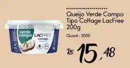 Giassi Supermercados Queijo Verde Campo Tipo Cottage LacFree oferta