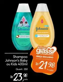 Giassi Supermercados Shampoo Johnson's Baby ou Kids oferta