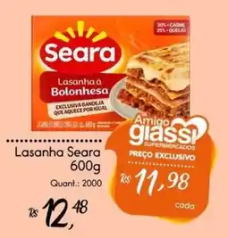 Giassi Supermercados Lasanha seara oferta