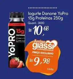 Giassi Supermercados Iogurte Danone YoPro 15g Proteínas oferta