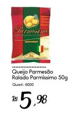 Giassi Supermercados Queijo parmesão ralado parmíssimo oferta