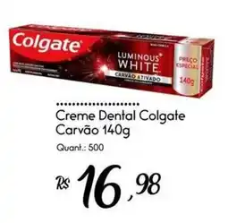 Giassi Supermercados Creme Dental Colgate Carvão Ativado oferta