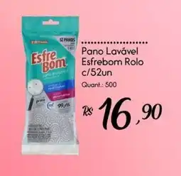 Giassi Supermercados Pano lavável esfrebom rolo oferta