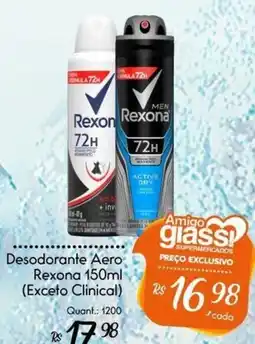 Giassi Supermercados Desodorante Aero Rexona 150ml oferta