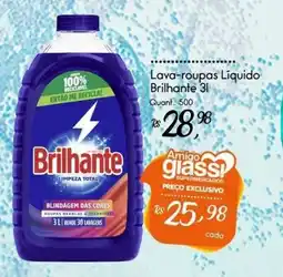Giassi Supermercados Lava-roupas Líquido Brilhante oferta