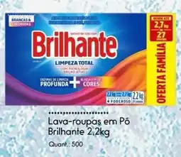 Giassi Supermercados Lava-roupas em Pó Brilhante 2,2kg oferta