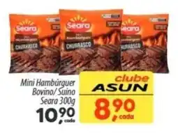 Asun Mini Hambúrguer Bovino/Suíno oferta
