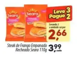 Asun Steak de Frango Empanado Recheado Seara oferta