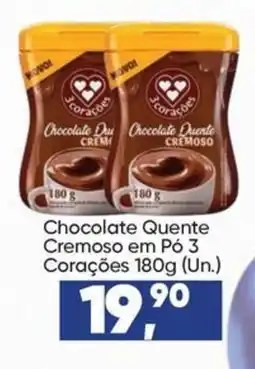 Imec Supermercados Chocolate Quente Cremoso em Pó 3 Corações oferta
