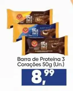 Imec Supermercados Barra de Proteína 3 Corações oferta