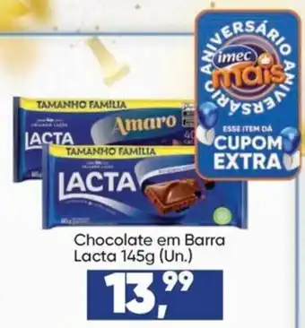Chocolate em Barra Lacta