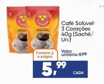 Café Solúvel 3 Corações